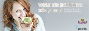 Vegetarische Brotaufstriche selbstgemacht @ Alnatura Biomarkt