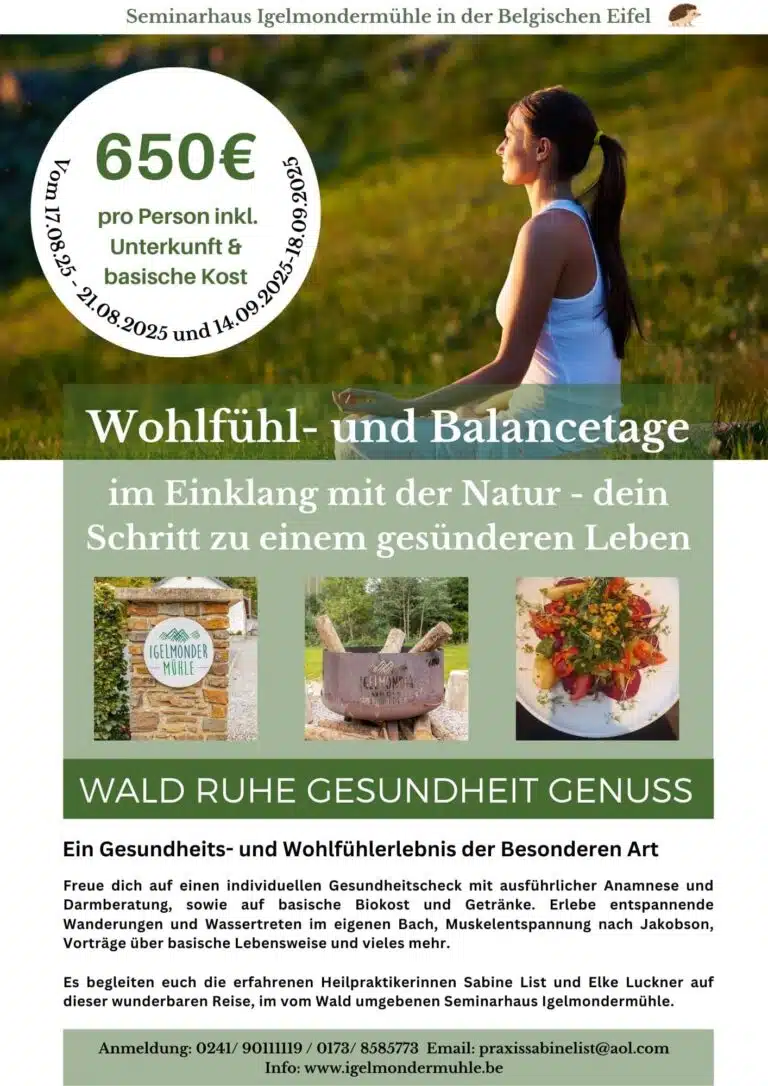 Wohlfühl- und Balancetage